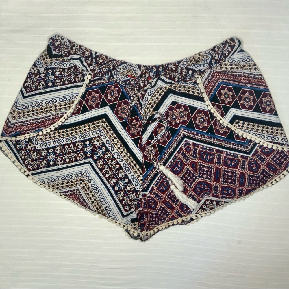 Hot Kiss Soft Touch Patterned Shorts
